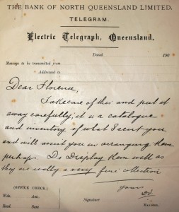 Figure 3: Letter by Derwent Vallance to his sister Florence Mary Walker, c. 1903